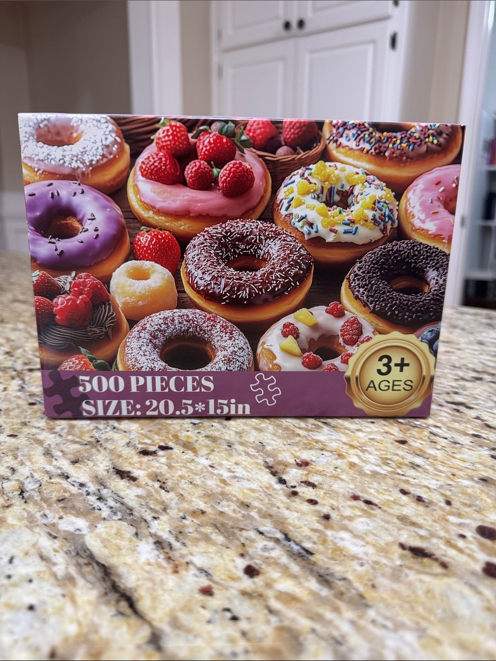 500 Piece Donut puzzle